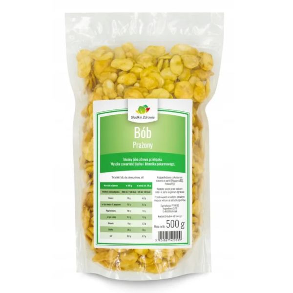 Bób prażony - chipsy z bobu marki słodkie zdrowie