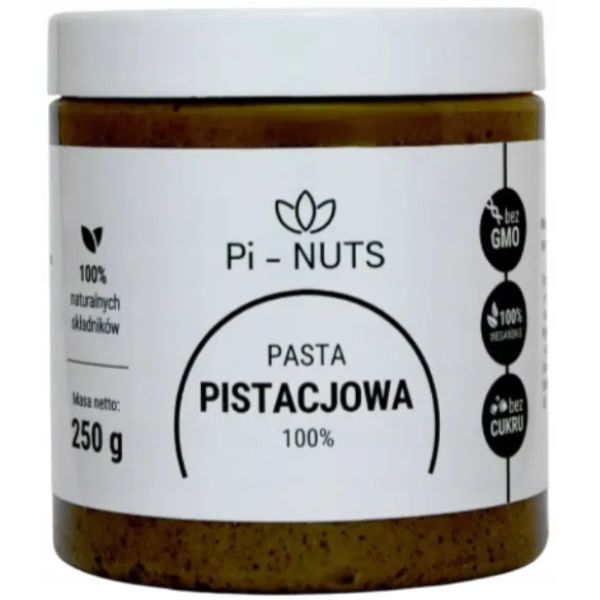 Świeża naturalna pasta pistacjowa 100% 250g Pi-nuts